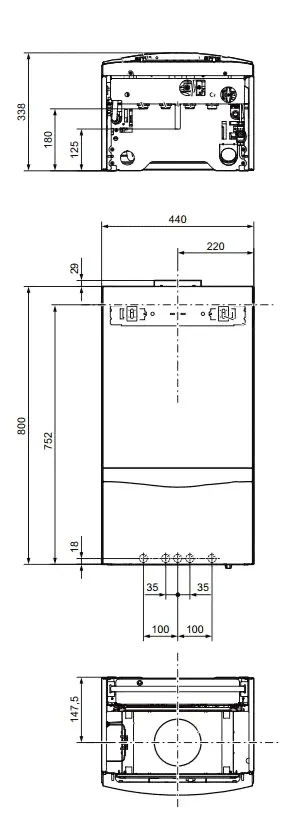 Котел настенный газовый двухконтурный Vaillant atmoTEC pro VUW 280/5-3-2